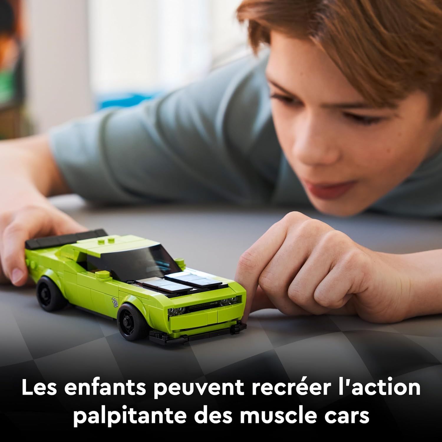 Thumbnail 3 de LEGO Speed Champions: Voiture de Sport Dodge Challenger SRT Hellcat (77237) – Maquette à construire et à exposer