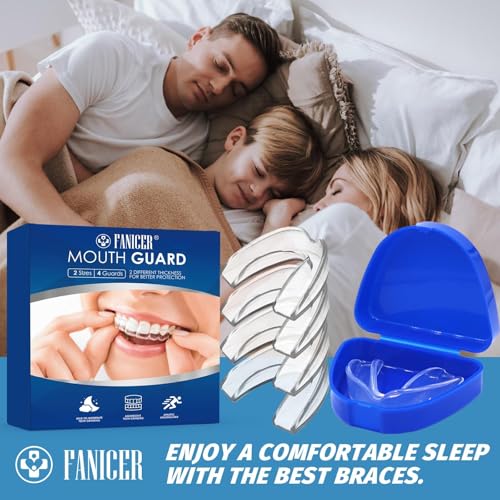 Thumbnail 6 de CharmChic - 4 Piezas Férulas Descarga Bruxismo Transparentes + Estuche, para Dormir y Proteger Dentadura