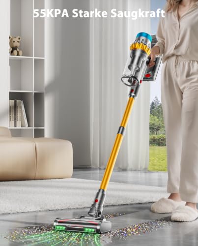 Detalle de JRFYHFT Akku Staubsauger Kabellos 55KPa/650W – 70 Minuten Laufzeit
