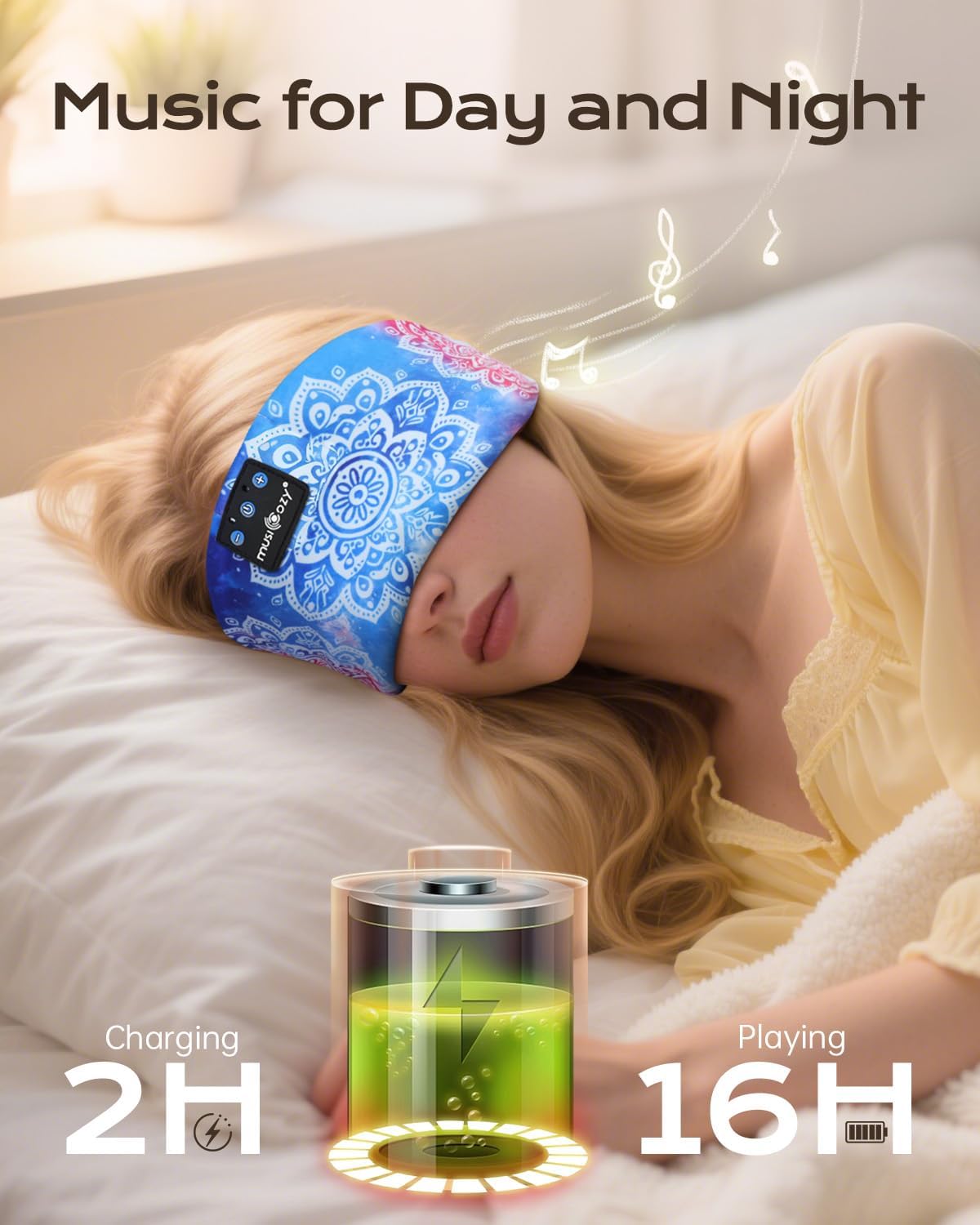 Thumbnail 2 de MUSICOZY Sleep Headphones Bluetooth 5.4 headband