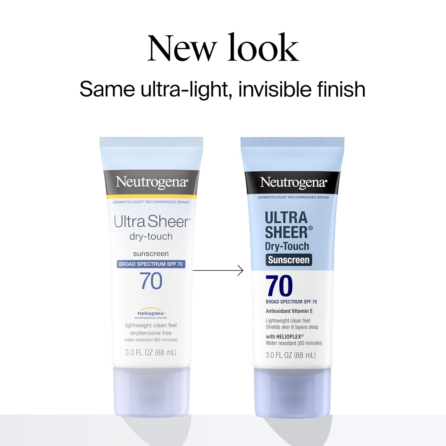 Thumbnail 1 de Neutrogena Ultra Sheer Dry-Touch Sunscreen SPF 70 (Face & Body) — Travel Size Pack of 3