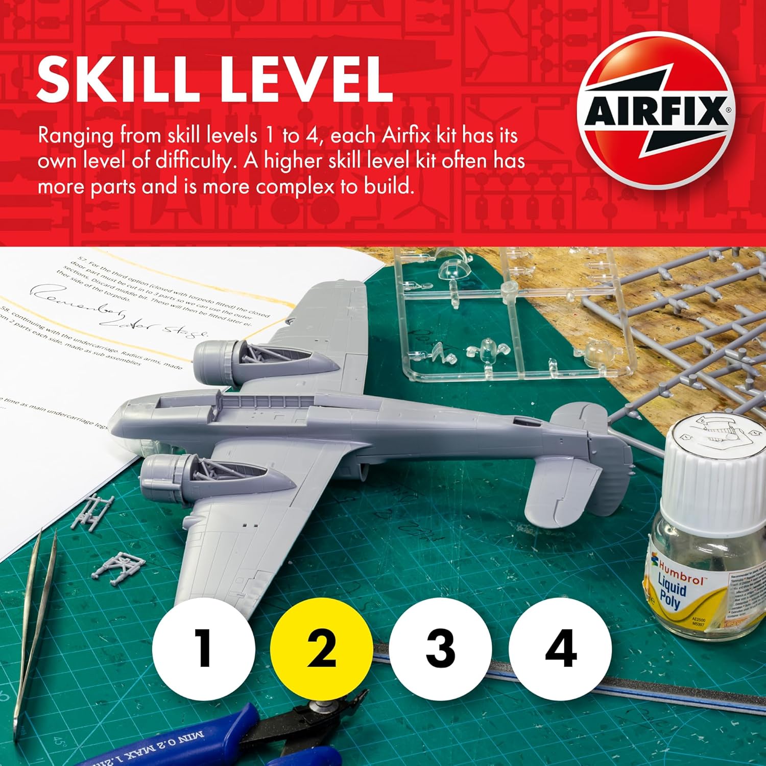Detalle 2 de Airfix A01315V WWI Male Tank 1:76 scale model 🚂