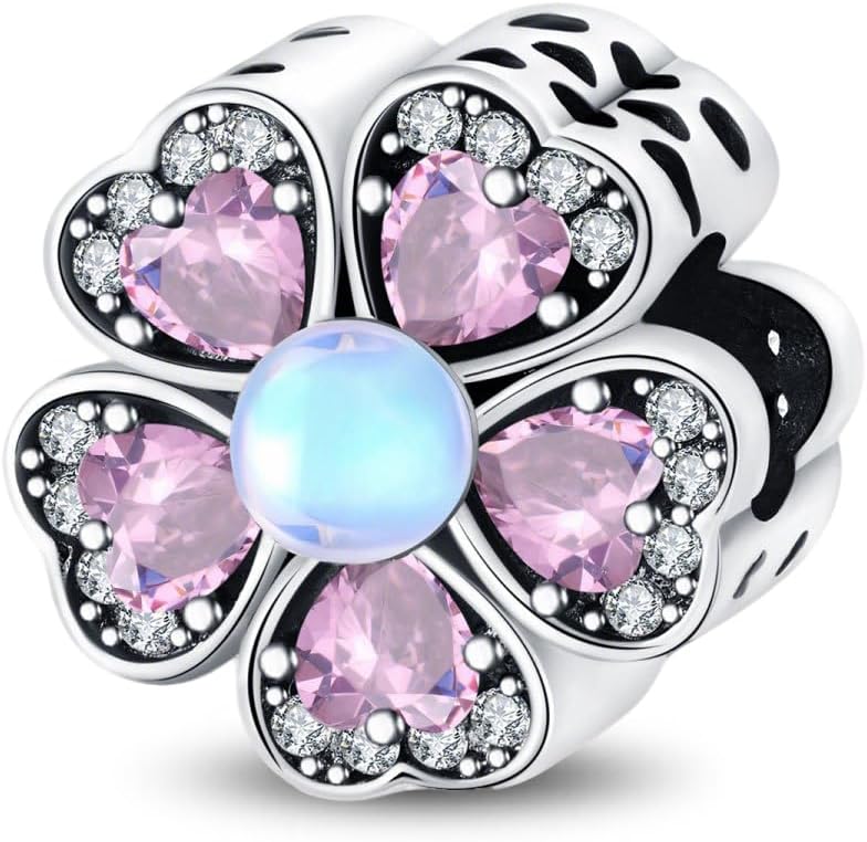 Thumbnail 6 de LMLMECREA Charm Anhänger 925 Sterling Silber – rosegold Herz, kompatibel mit europäischen Armbändern