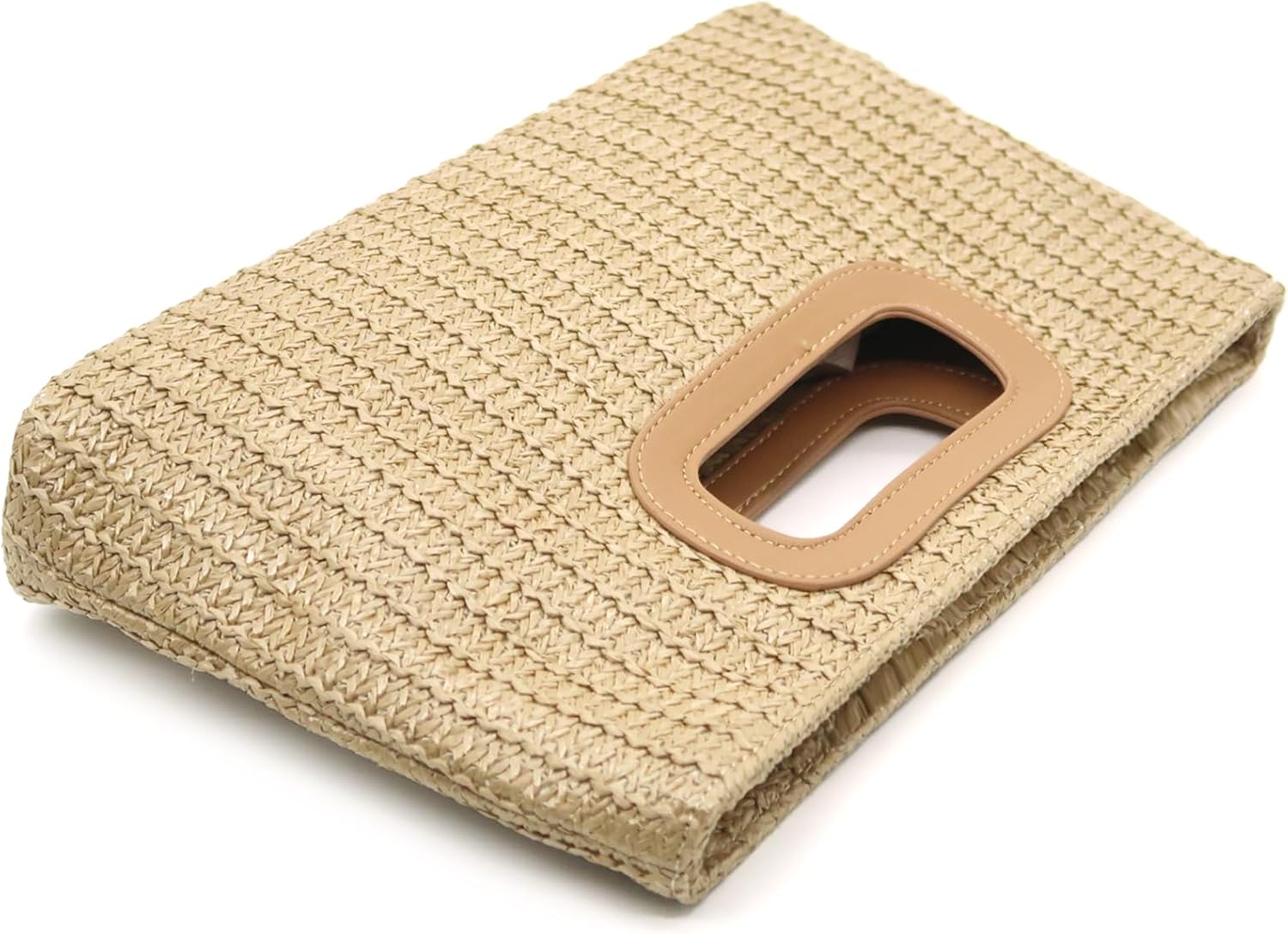 Thumbnail 6 de Crbeqabe Straw Clutch Purse