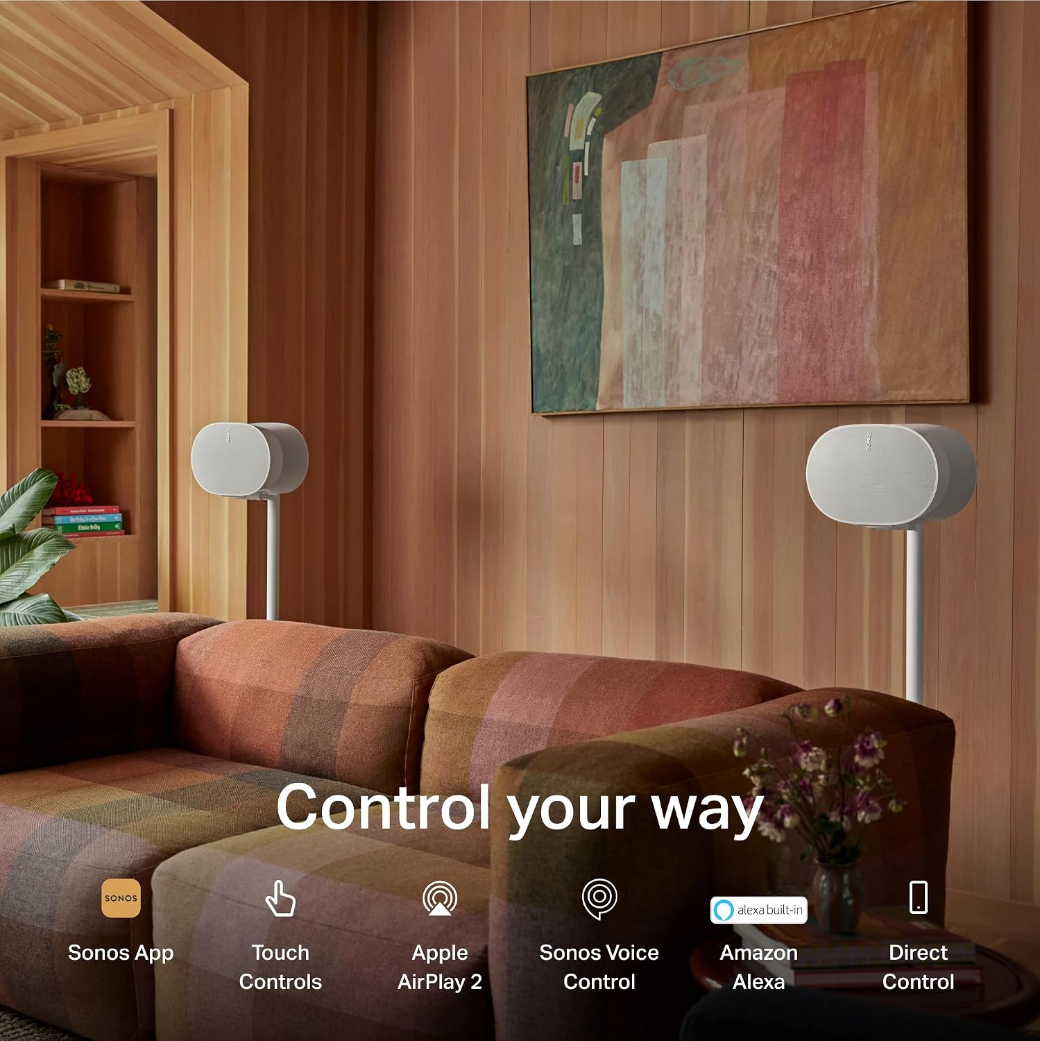 Detalle 1 de Sonos Era 300 wireless smart speakers