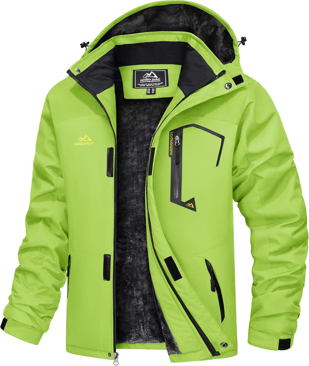 Thumbnail 6 de TACVASEN Herren Winterjacke wasserdicht, gefüttert