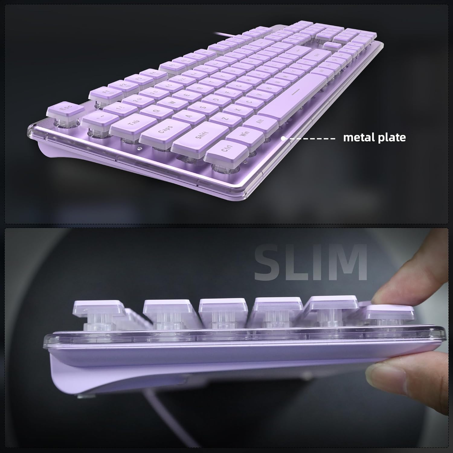 Thumbnail 6 de MageGee GK970 Purple Gaming Keyboard and Mouse Combo