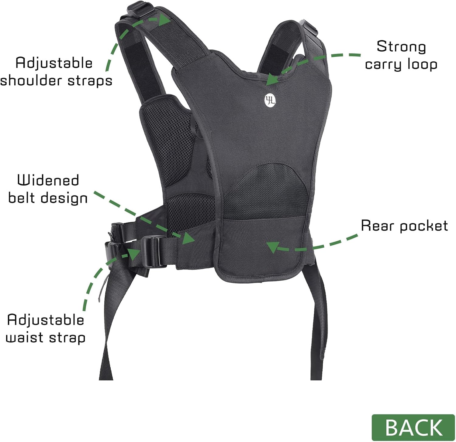 Detalle de 4J LEDR Camera Carrier Chest Harness: Rugged Chest Mount for Photographers