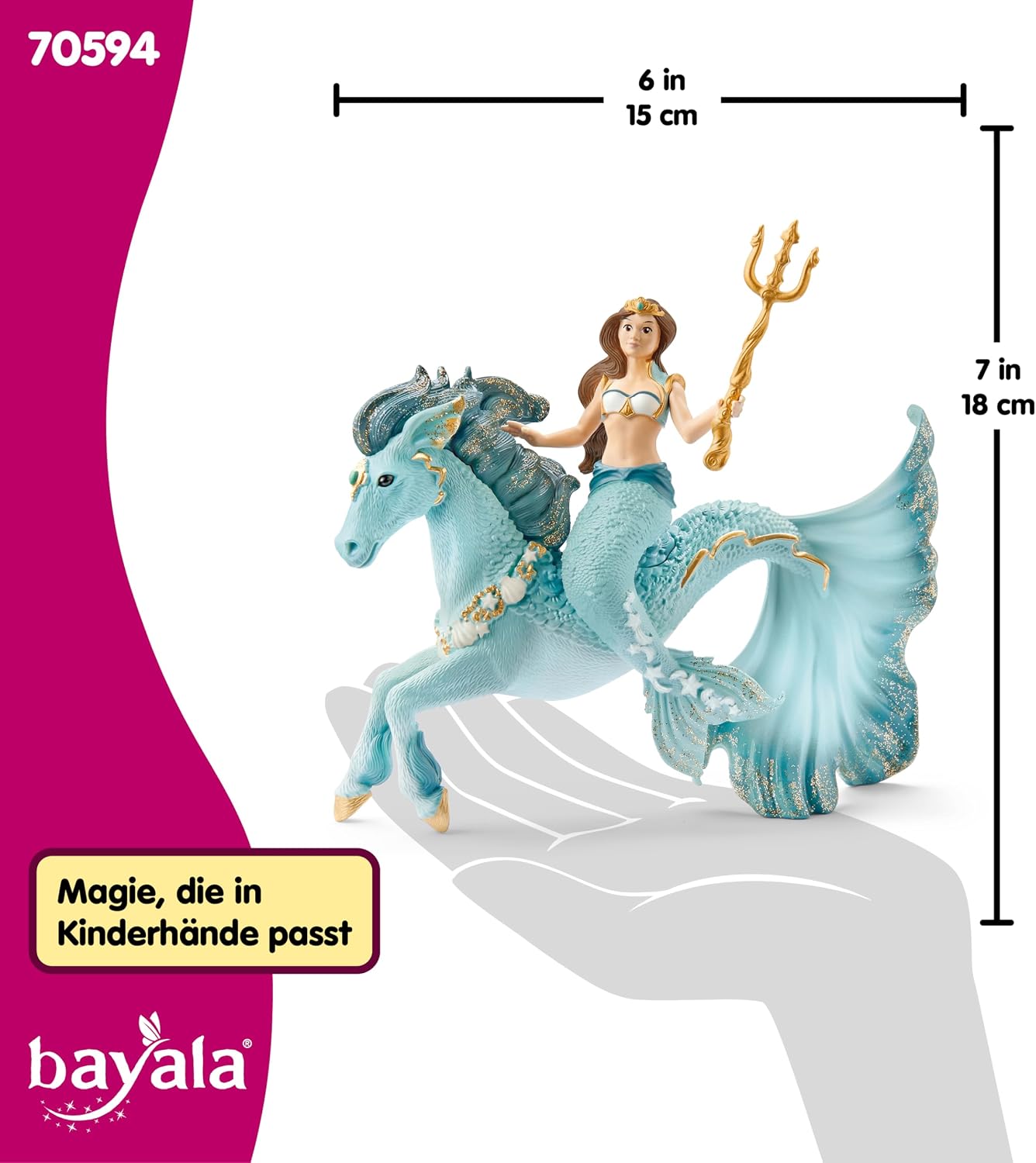 Detalle 1 de SCHLEICH BAYALA Meerjungfrau Eyela ab 5 Jahren