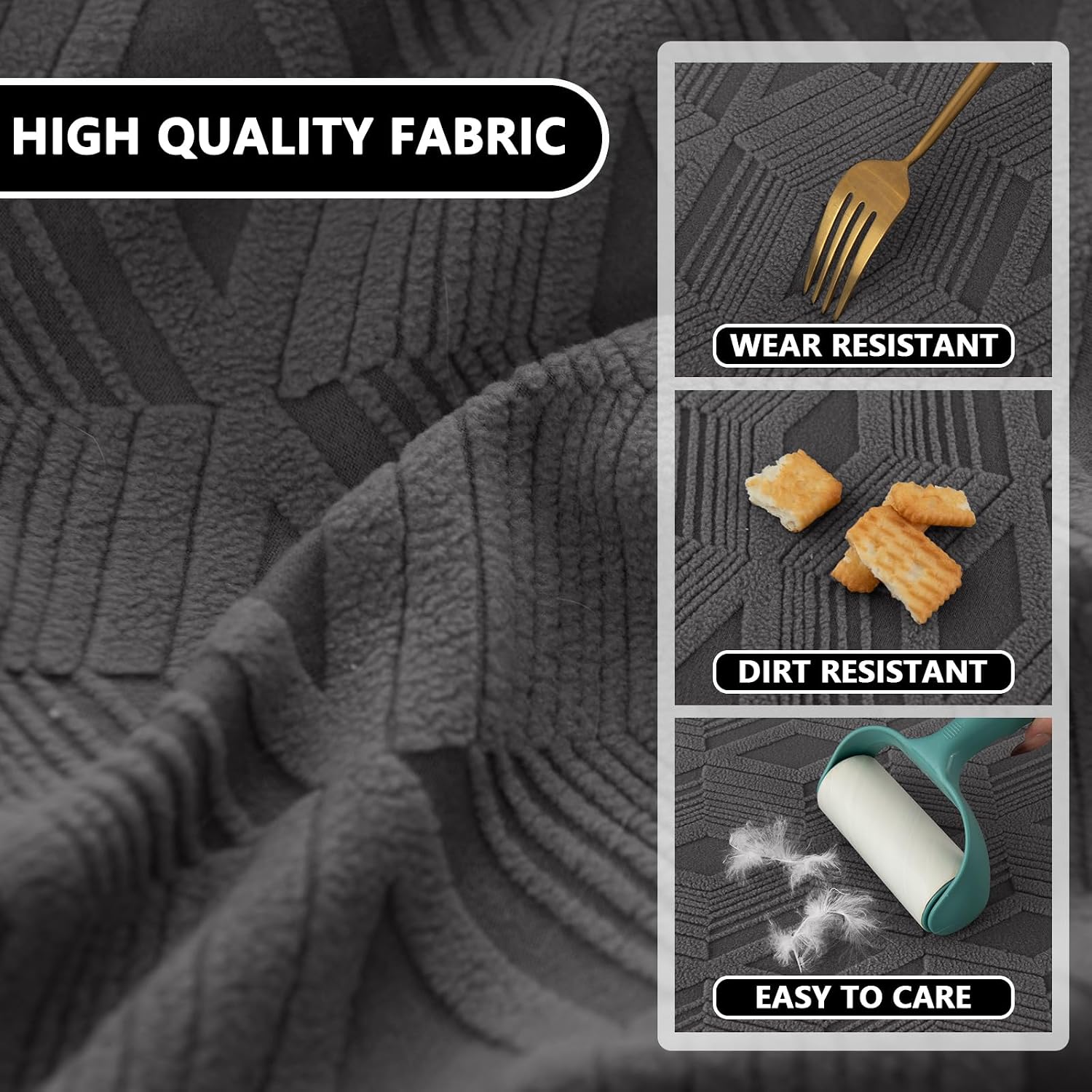 Detalle de OKYUK Housse fauteuil de banquet extensible 1 pièce