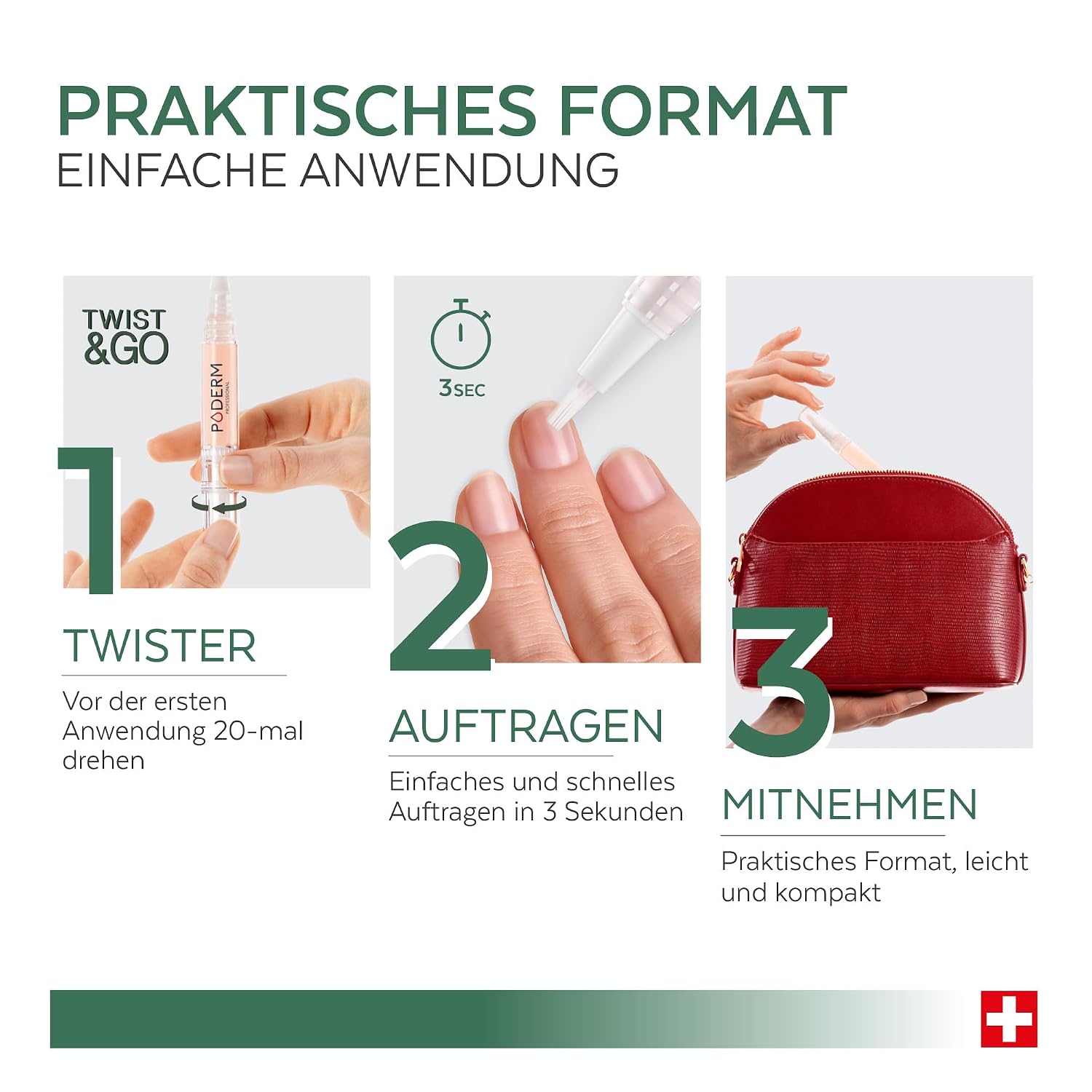 Thumbnail 6 de PODERM 5-in-1 Stift für brüchige und rillige Nägel – 4 ml