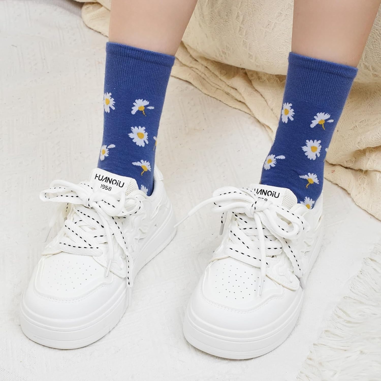 Detalle de LOFIR Chaussettes sans élastique 4 paires