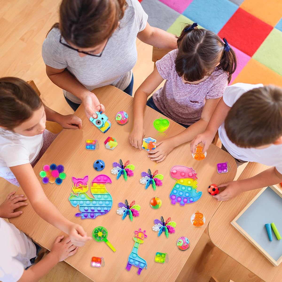 Thumbnail 5 de 1000pcs Party Favors for Kids – Sensory Fidget Toy Pack for Parties, Classroom Rewards, and Gift Bags