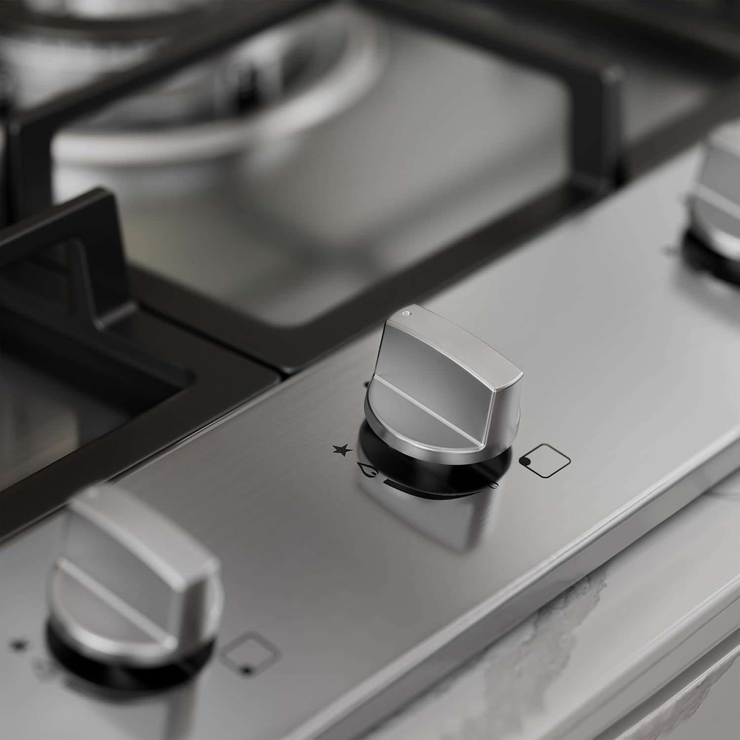 Detalle de COOKTOP Gas Cooktop 36 Inch 5-Burner Stainless Steel Gas Cooktop