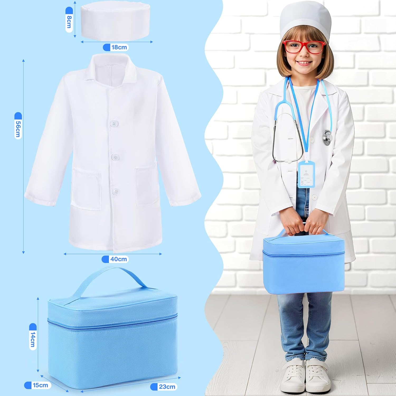 Thumbnail 6 de Kit dottore bimbi Ophy 16 pezzi