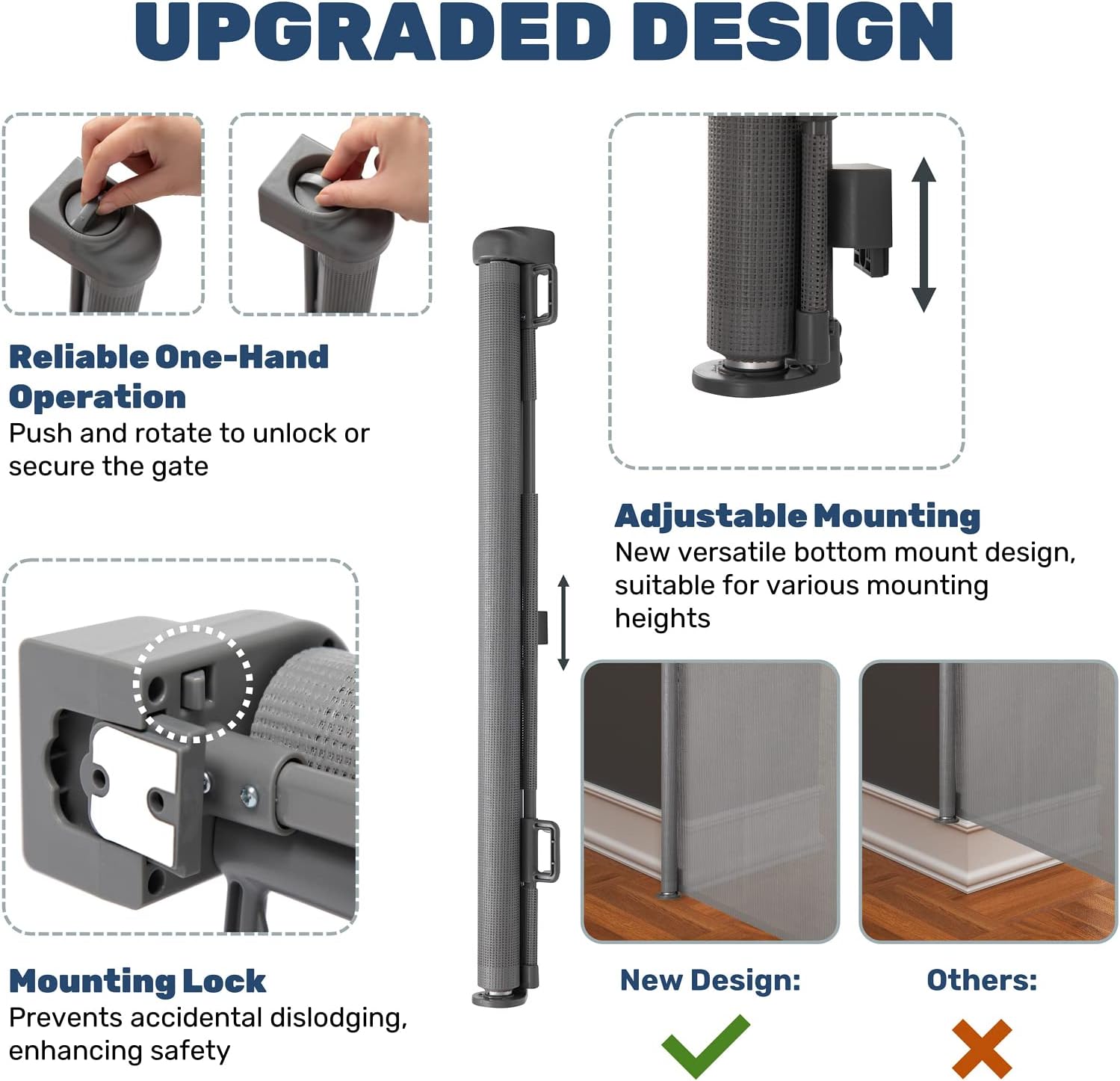 Thumbnail 1 de HollyHOME Treppenschutzgitter 180 cm 🚪