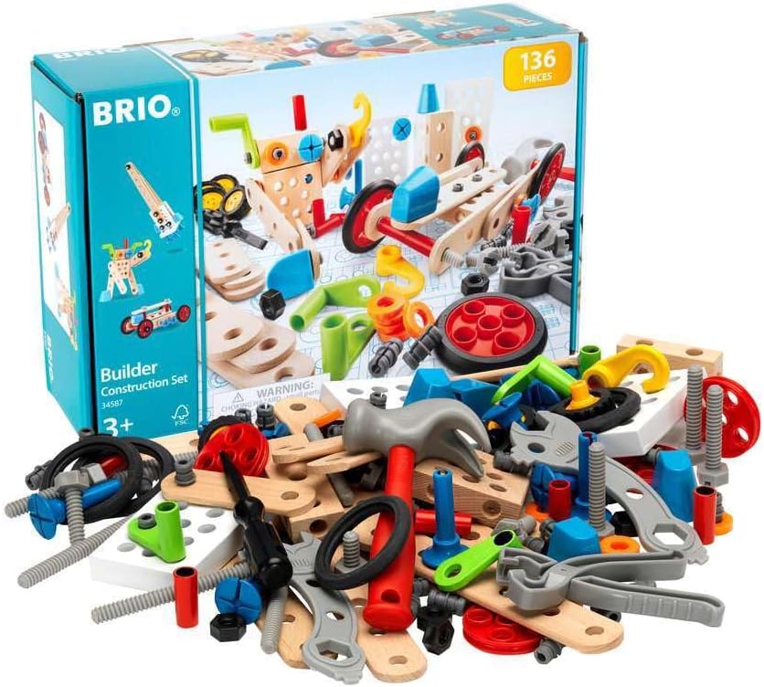Detalle de BRIO Builder 34587 136 Teile Konstruktionsspielzeug