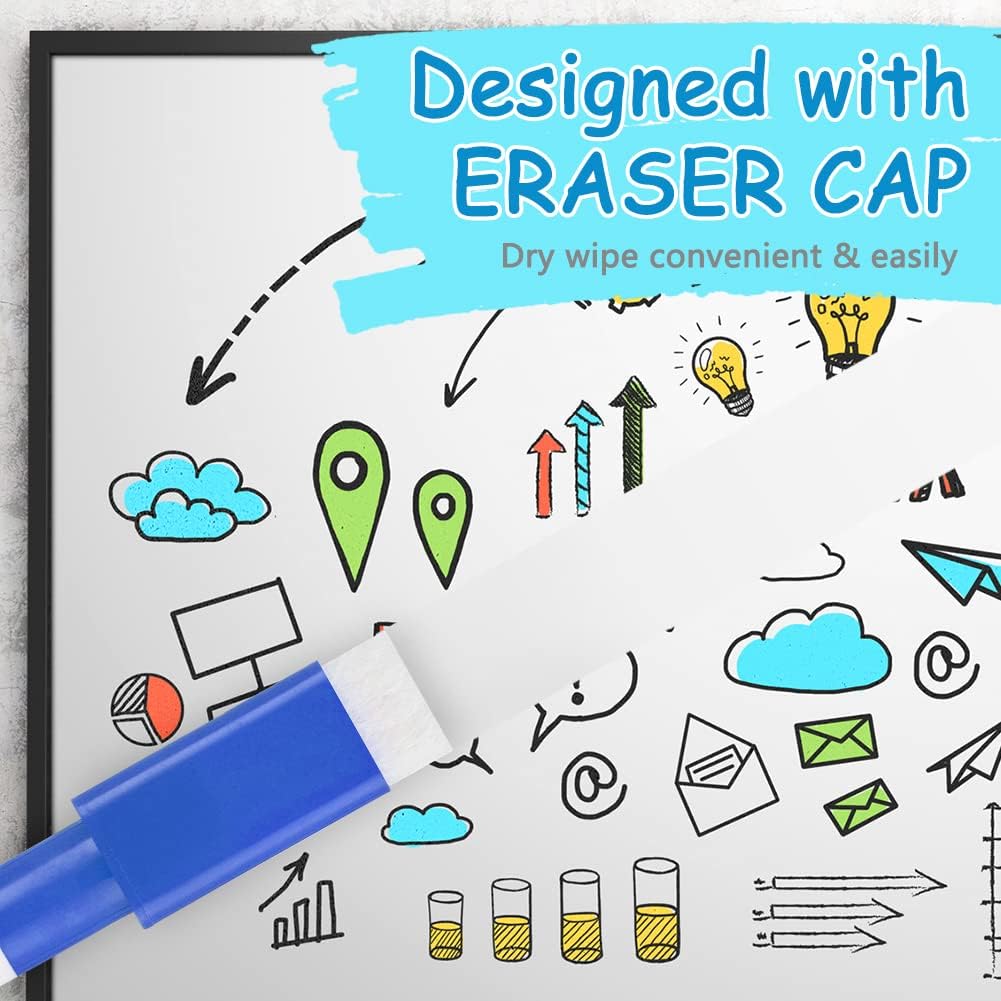 Thumbnail 4 de OFFCUP Feutre Tableau Blanc 10 pièces 🎨