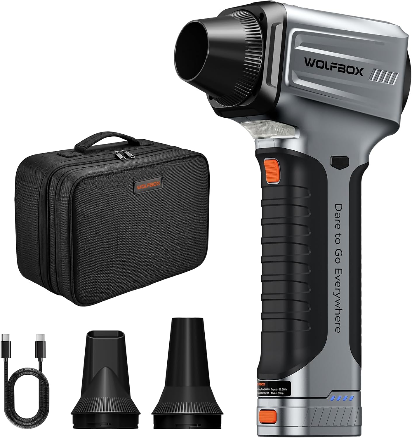 Detalle de WOLFBOX Cordless Leaf Blower MF500Pro