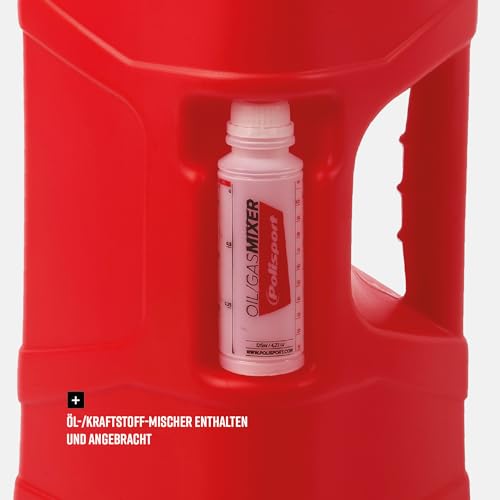 Detalle 2 de Polisport 8464600002 ProOctane: 10-Liter Gasflasche mit Schnellfüllsystem in Rot