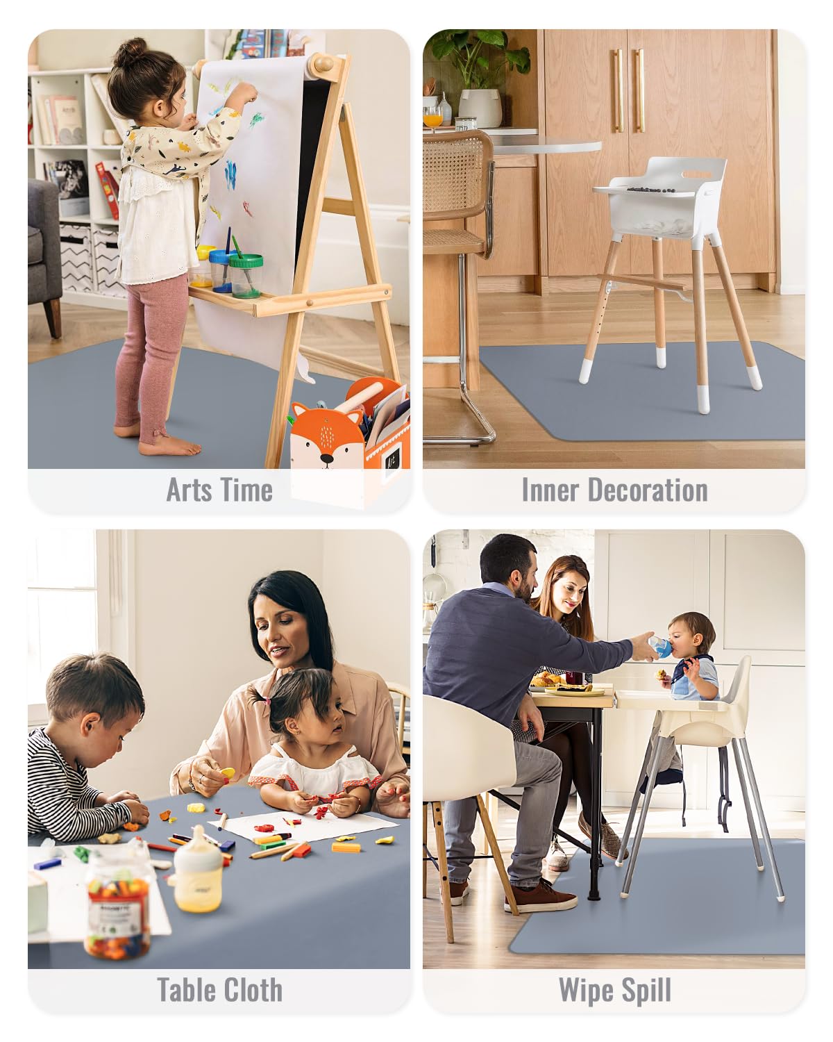 Thumbnail 6 de Spritzschutzmatte 128 x 128 cm für Hochstuhl