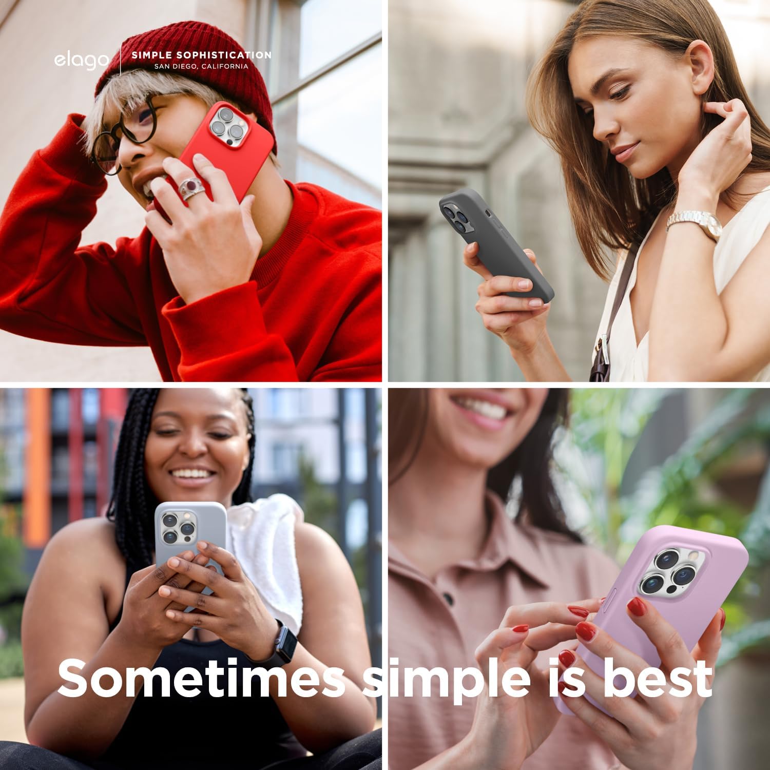 Thumbnail 2 de elago Liquid Silicone Case for iPhone 14 Pro (6.1") – 3-layer shockproof cover in Aqua Sky