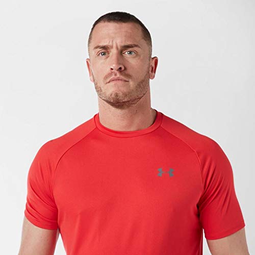 Detalle de Under Armour UA Tech 2.0 SS Tee – Leichtes Kurzarm-Trainingstop aus 100% Polyester
