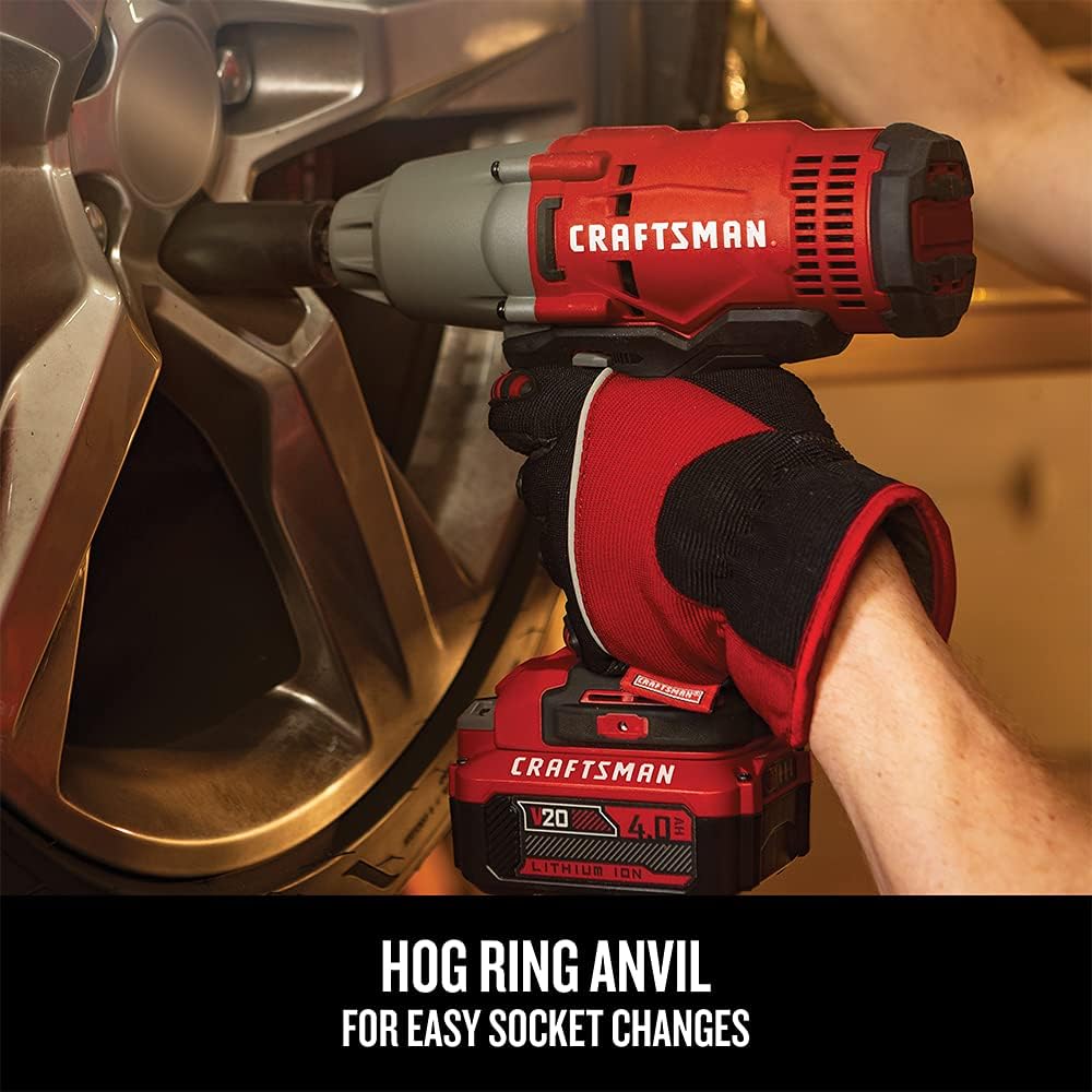 Thumbnail 4 de CRAFTSMAN CMCF900M1 1/2" Cordless Impact Wrench with 4Ah Battery