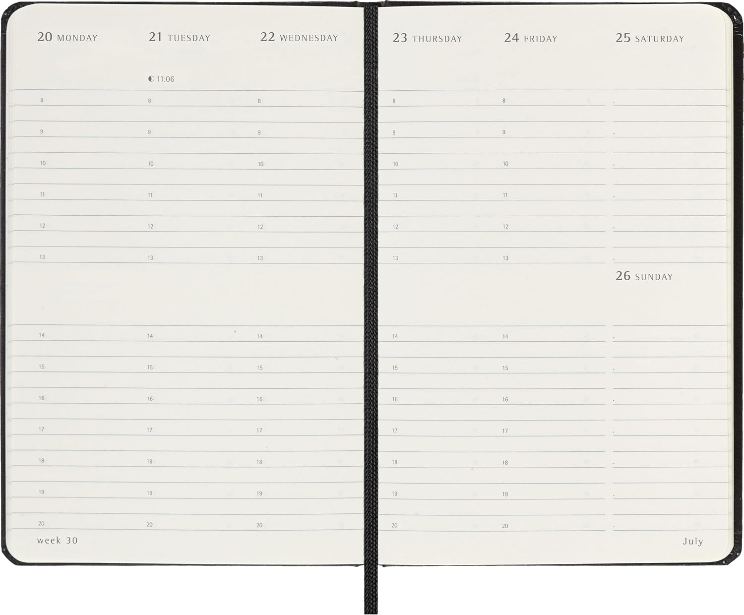 Thumbnail 4 de Moleskine Weekly Planner Agenda Semanal 2026 12 meses
