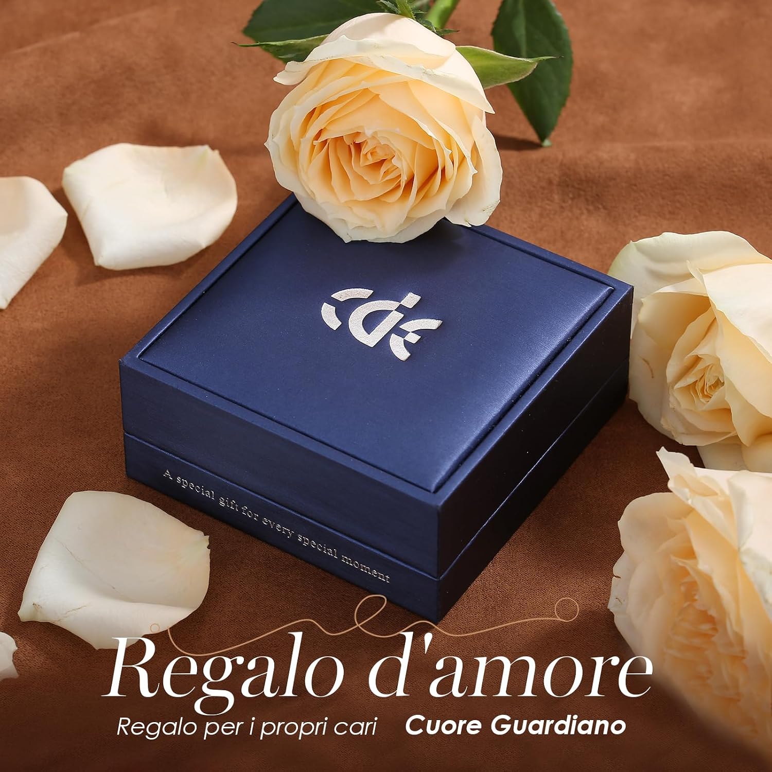 Thumbnail 6 de CDE Collana Delle Donna Cuore, Oro Rosa con Cristallo a Cuore – Regalo raffinato