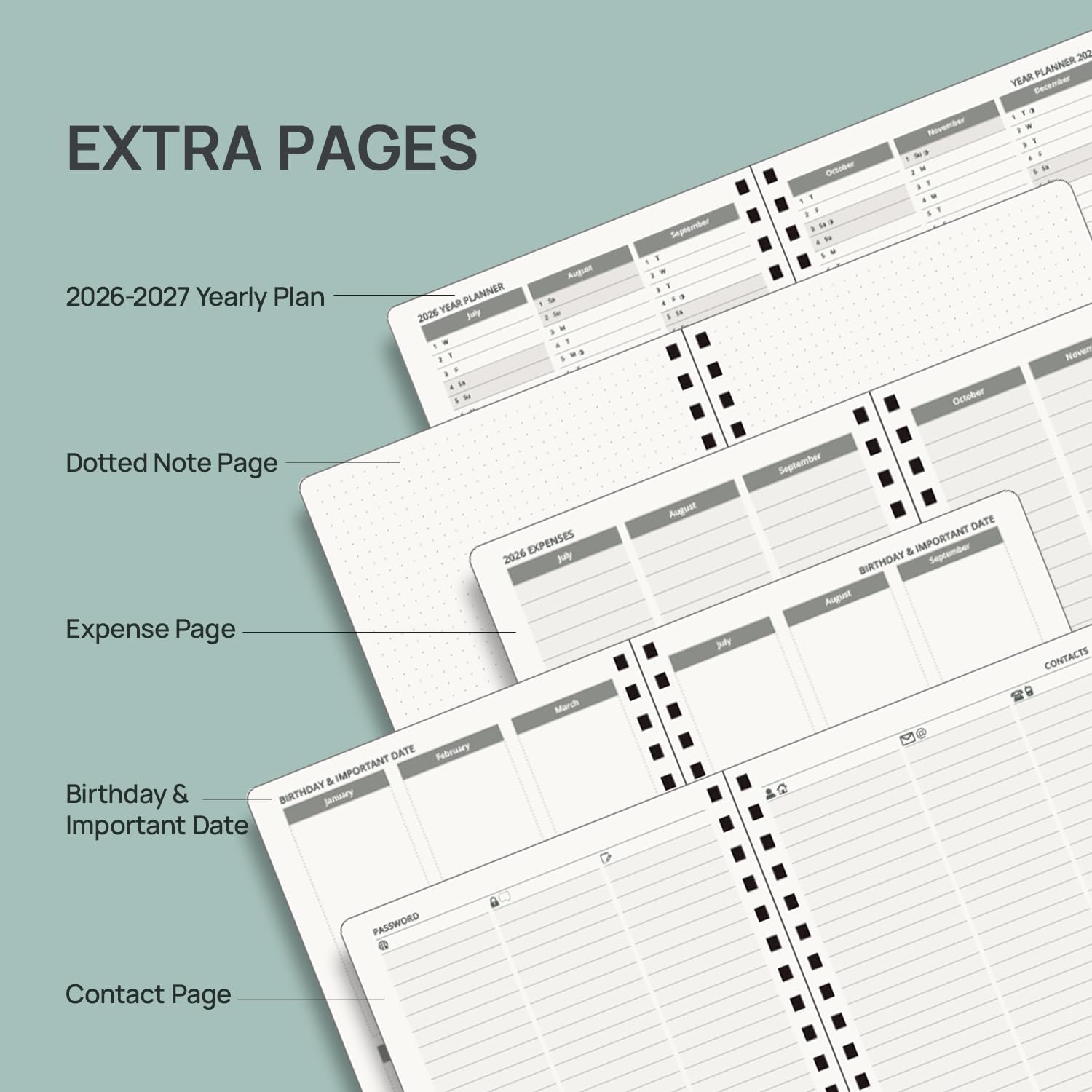 Thumbnail 4 de POPRUN Academic Planner 100GSM