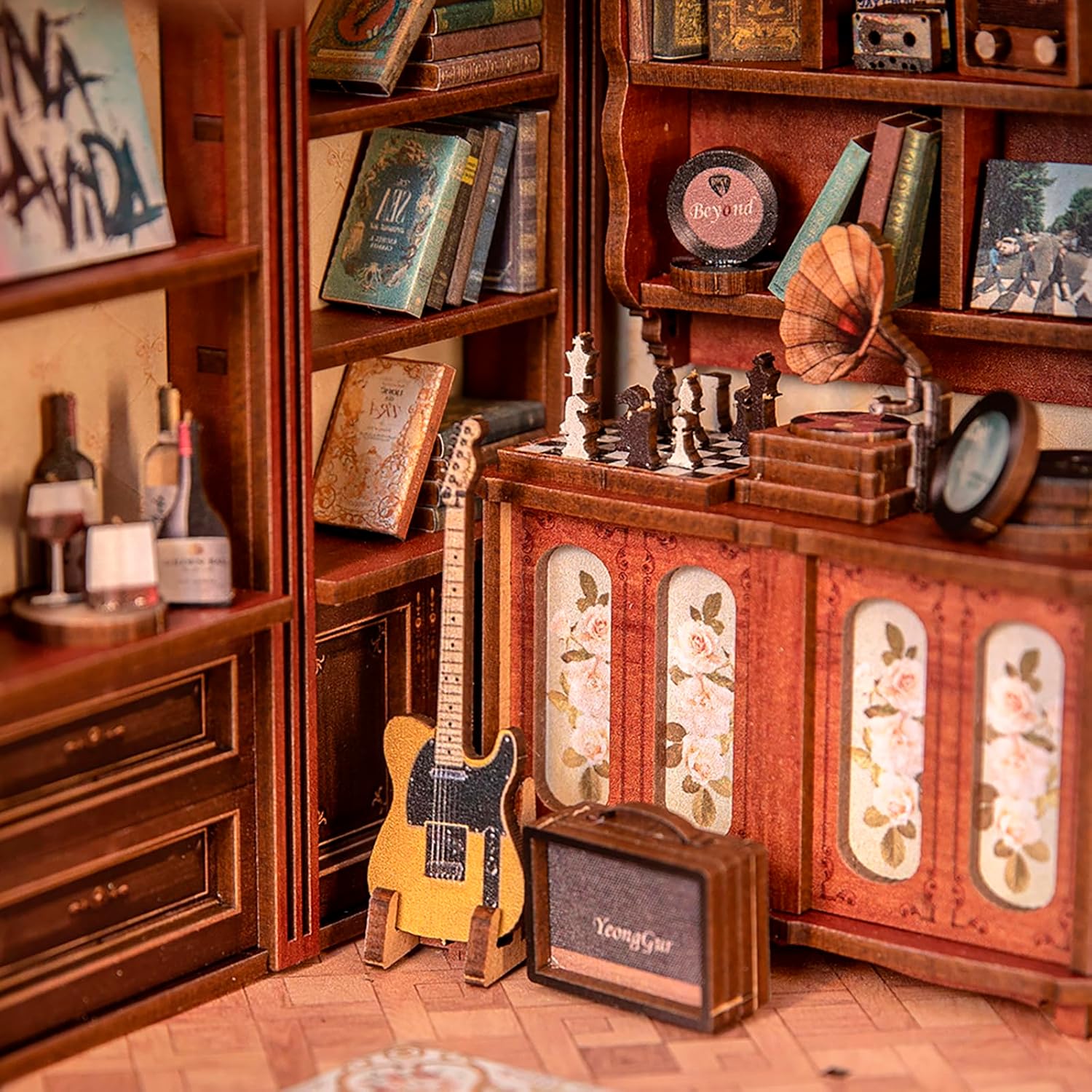 Thumbnail 6 de Fsolis Book Nook Diy Miniature House Kit 3D Wooden Puzzles – The Secret Rhythm