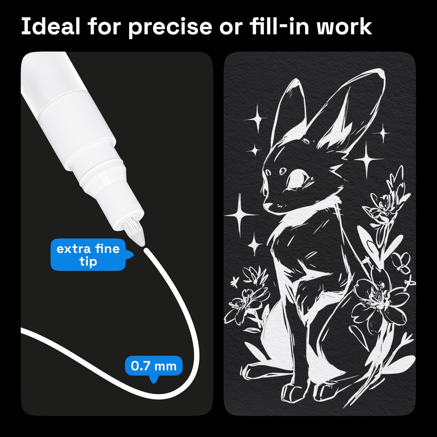 Thumbnail 1 de ARTISTRO 5 White Paint Pen for Glass Marking ⚙️