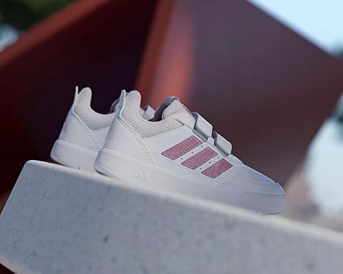 Detalle 2 de adidas Tensaur Sport 3.0, chaussures enfant à scratch, blanc, rose et gris