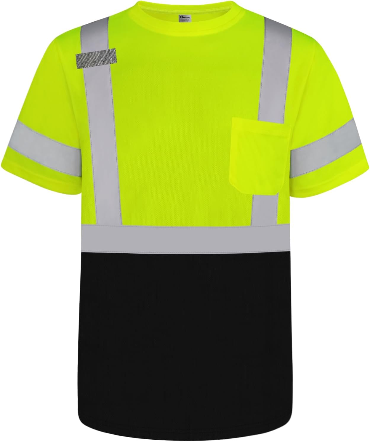 Thumbnail 5 de Graunton Warnschutz T-Shirt – Hochsichtbares Warnshirt mit Reflektierenden Streifen, Größe L, Black