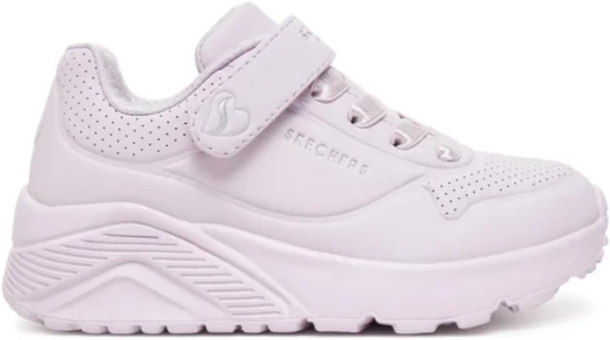 Detalle de Skechers Girl's Uno Lite Heart CrazeSneaker