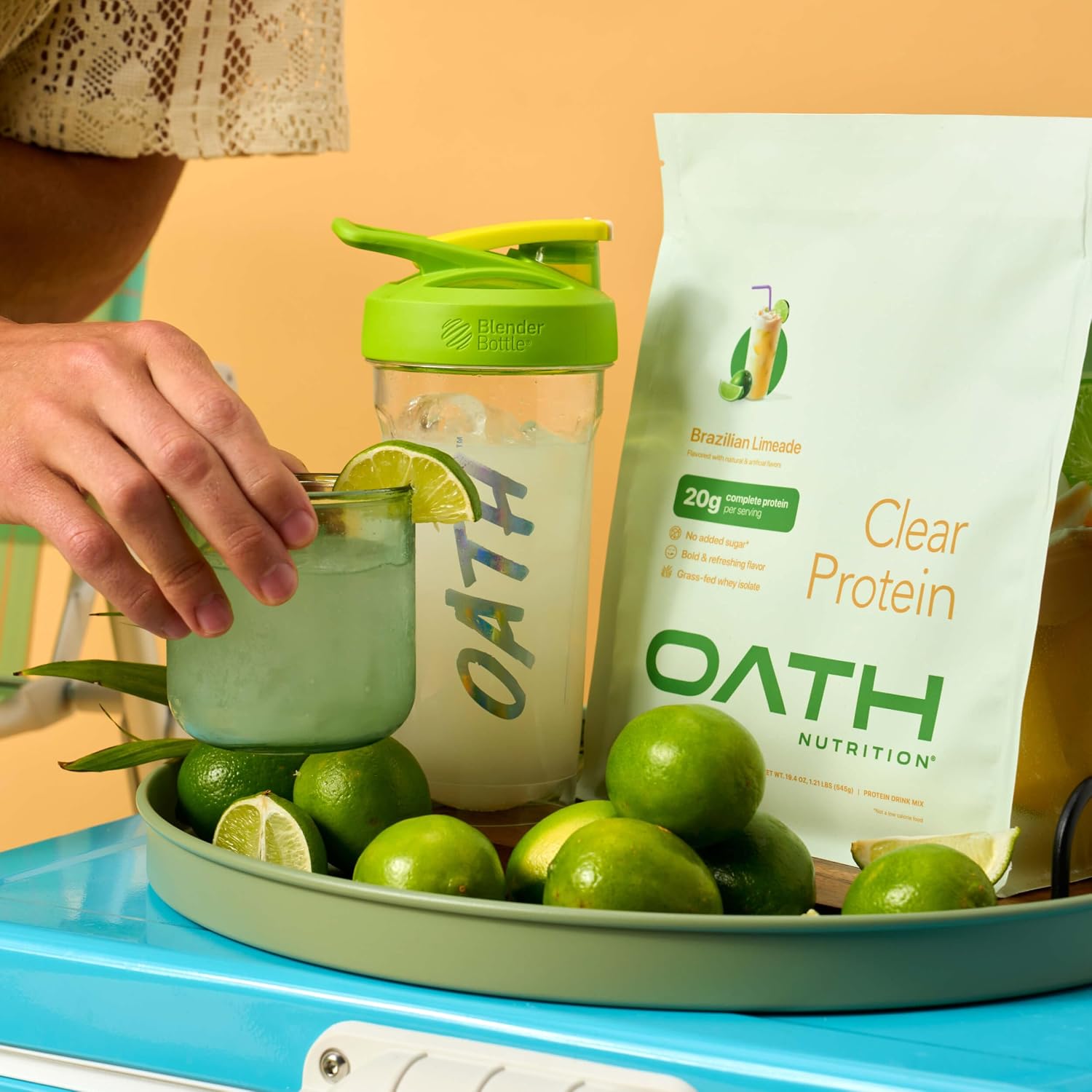 Detalle 2 de Oath Clear Whey Protein Powder, 20g Protein