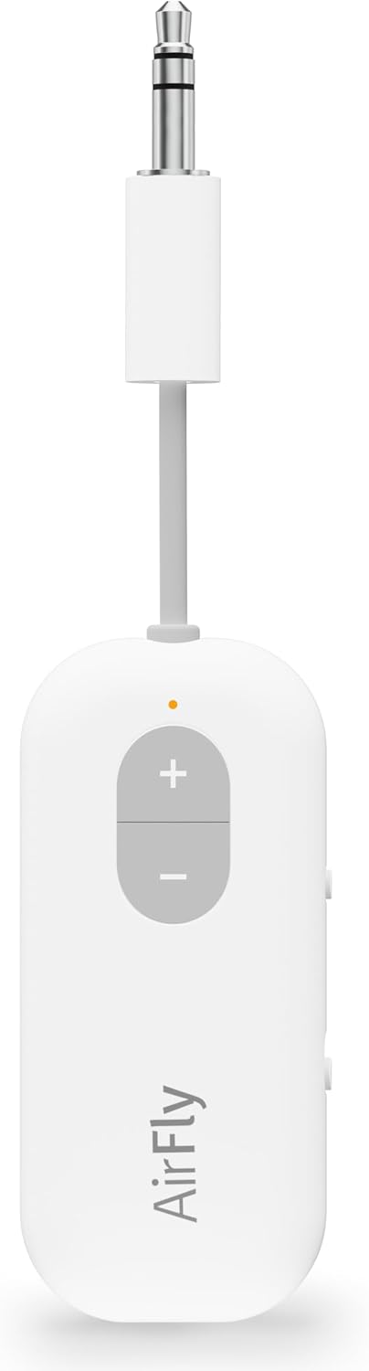 Detalle de Twelve South AirFly SE Bluetooth Wireless Transmitter/Adapter für AirPods & kabellose Kopfhörer
