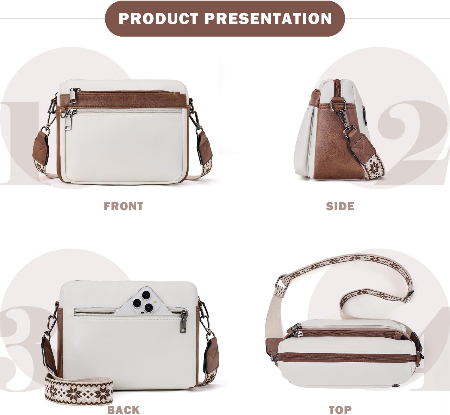 Thumbnail 2 de MUIIKOLA cross body bag, PU leather 0.40 kg