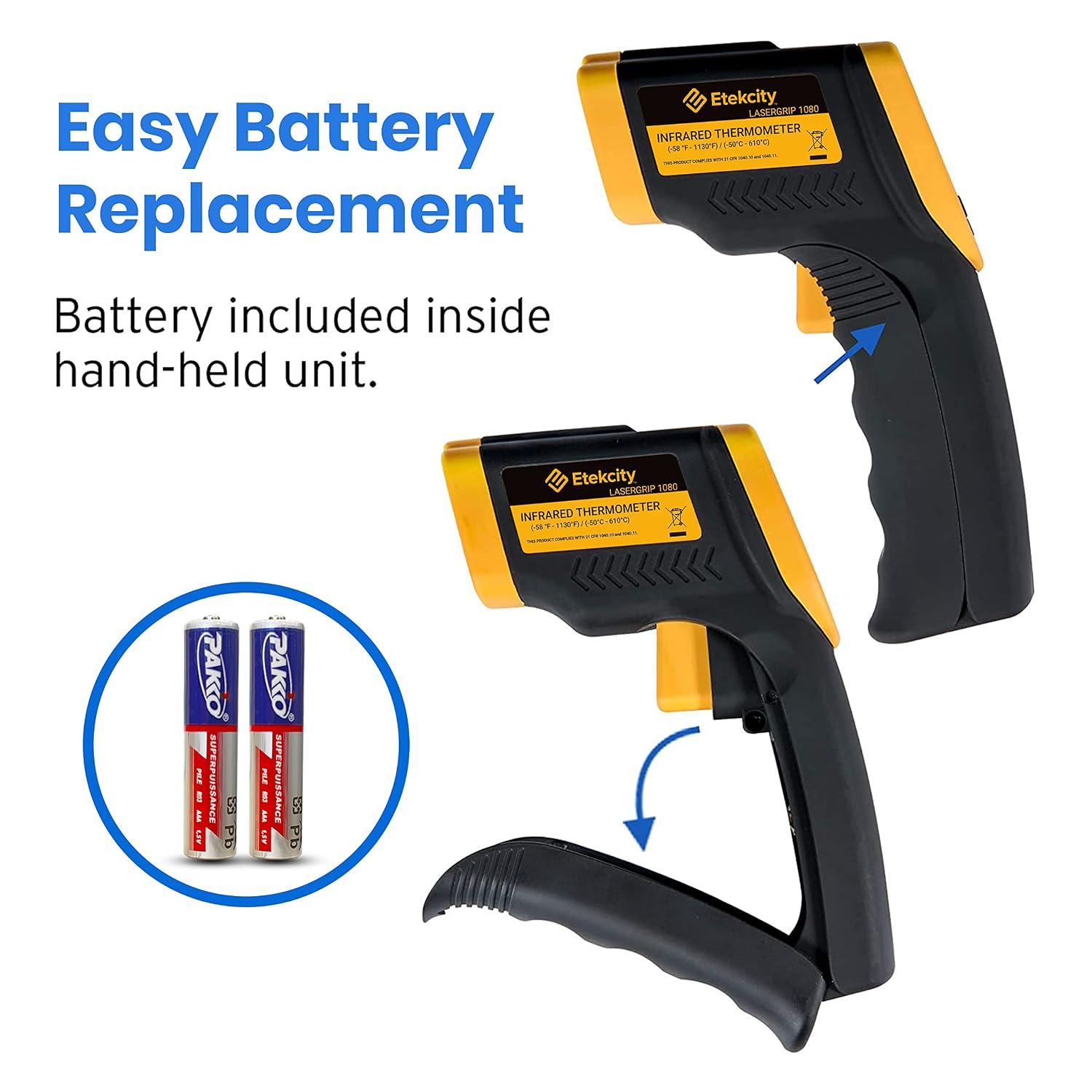 Thumbnail 6 de Etekcity Lasergrip 800 infrared thermometer -50°C