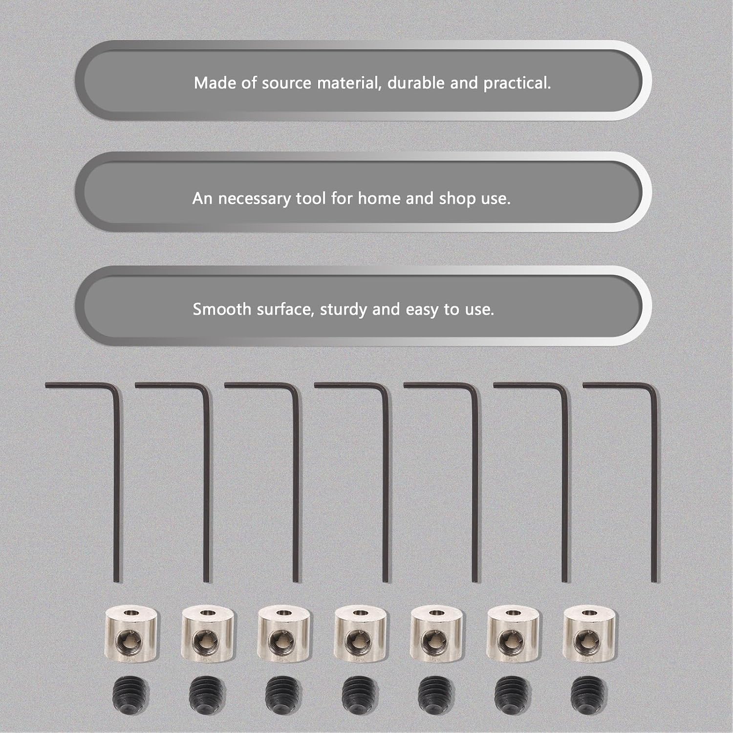 Detalle de Artibetter screw wrench accessories set with splitter nozzle – 3 wrenches, 30 nuts and screws