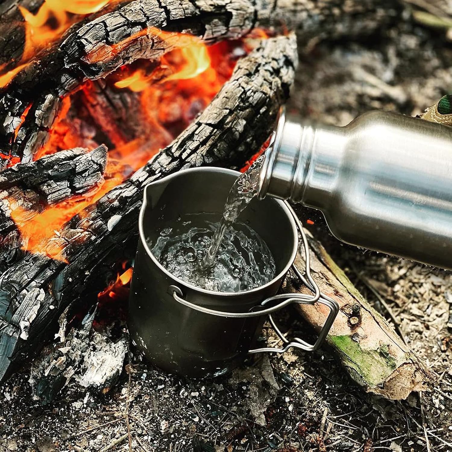 Thumbnail 5 de Bestargot Camping Titan Topf-Becher mit French Press (750 ml) – Outdoor-Kaffeekocher & Geschirr
