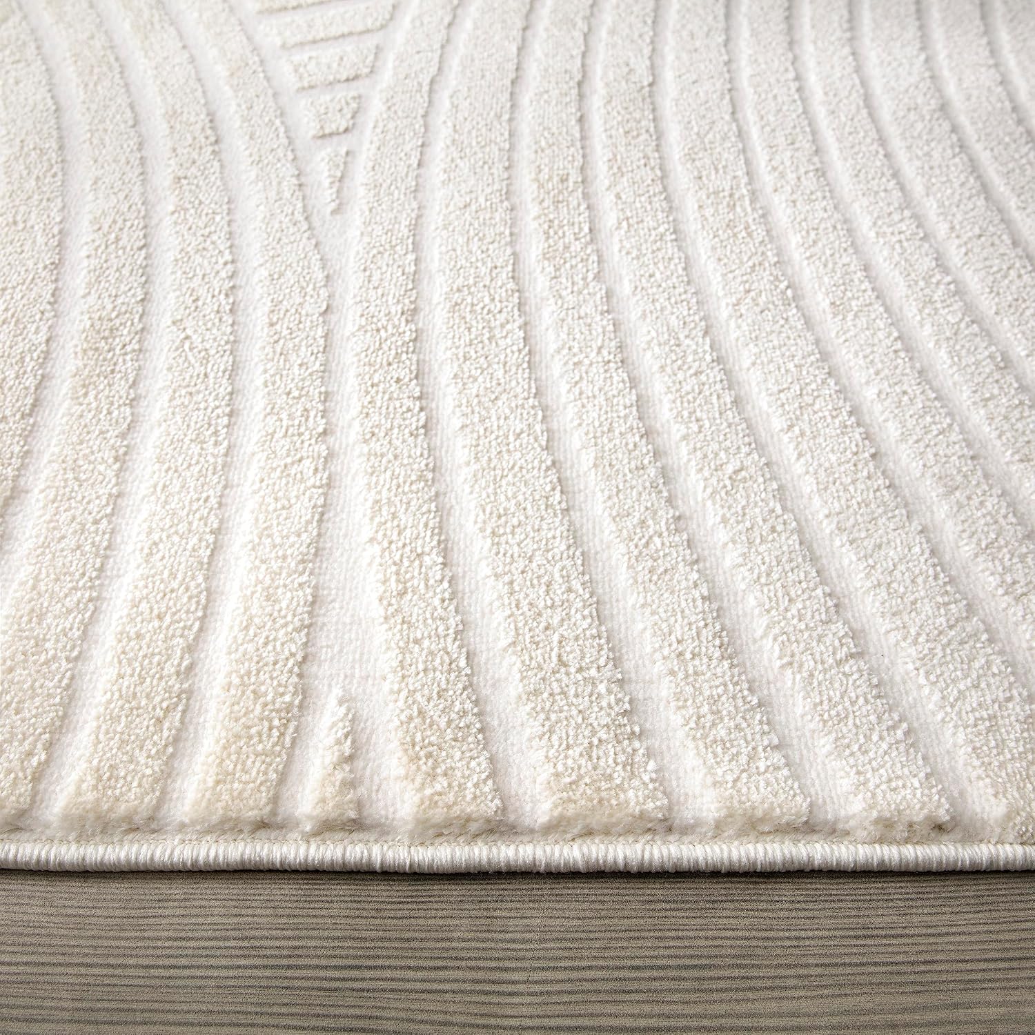 Detalle 2 de Paco Home Tapis Crème 160x220 cm
