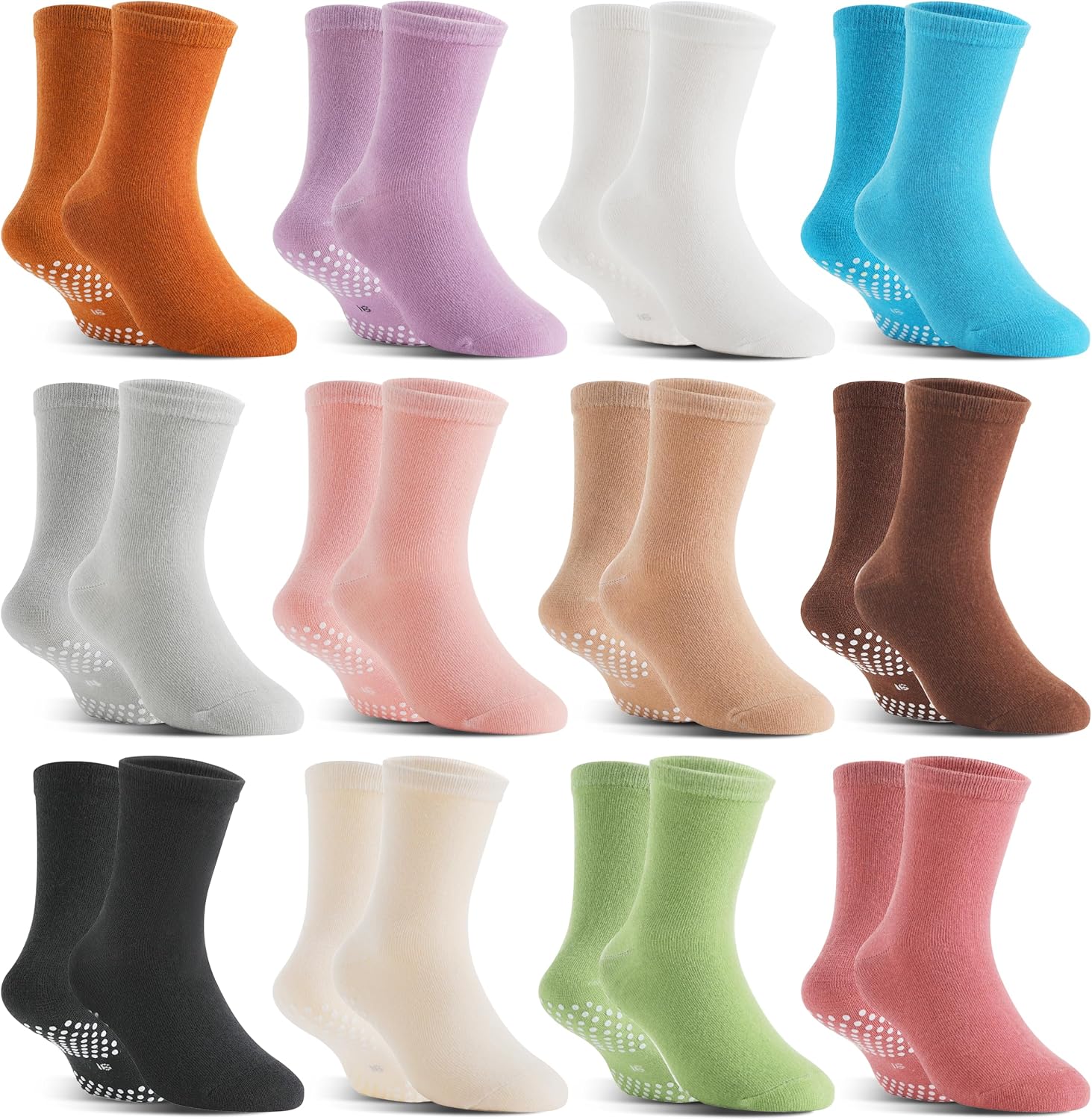 Detalle de Welwoos 12 Pairs Non-slip Baby Socks