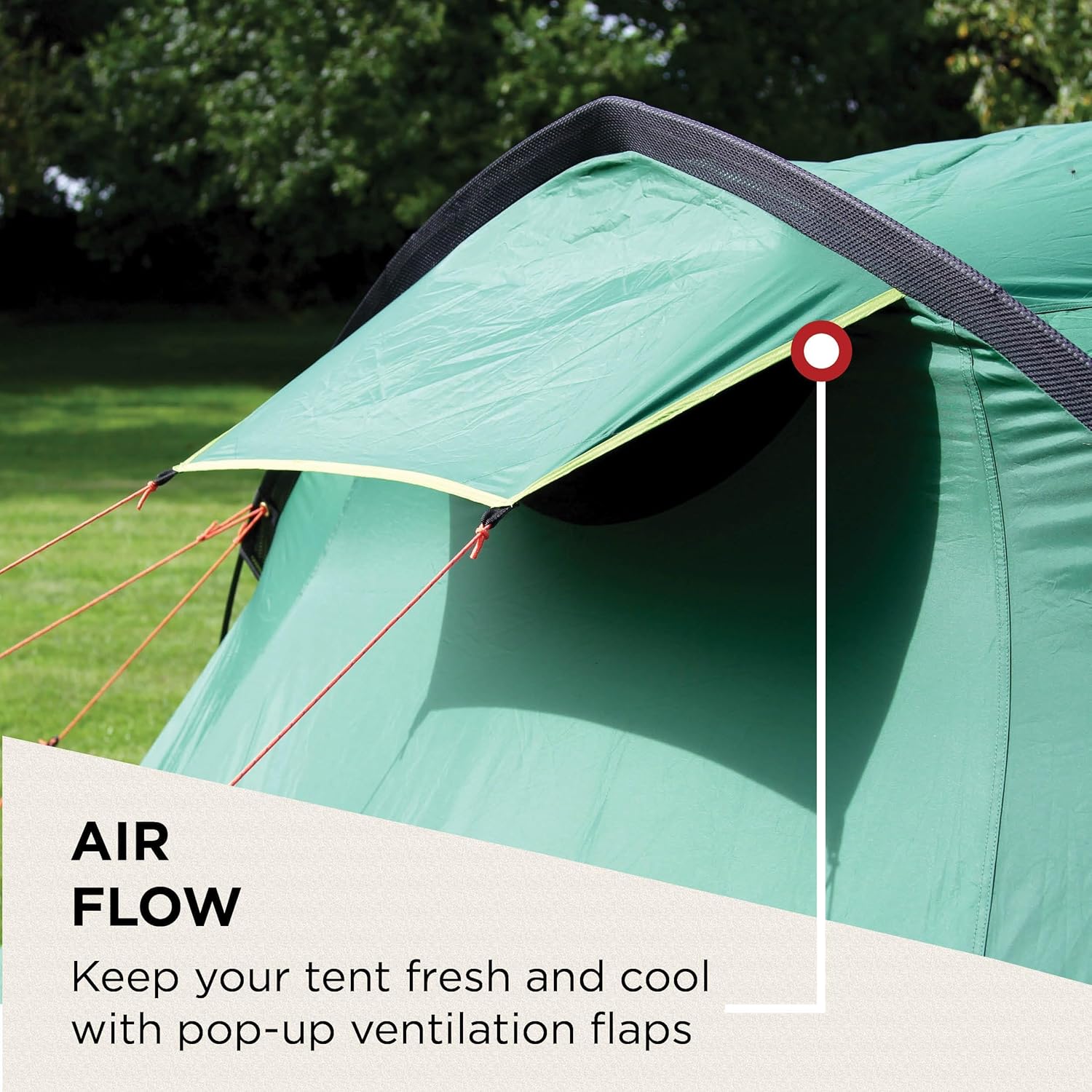 Thumbnail 6 de Coleman Chimney Rock 3 Plus Tent – 3 Person Tunnel Tent with Blackout Bedroom