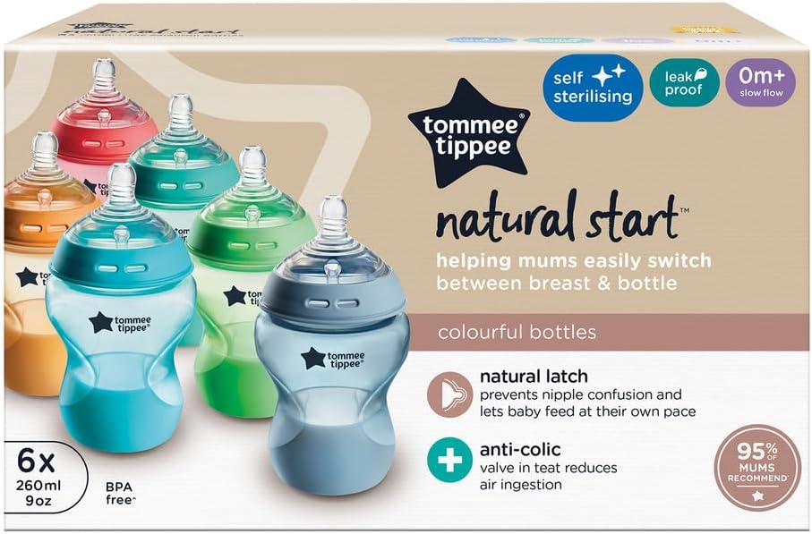 Detalle 2 de Tommee Tippee Natural Start 260 ml biberon