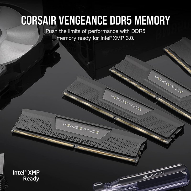 Detalle de Corsair Vengeance DDR5 5600MHz 32 GB (2x16GB) CL40