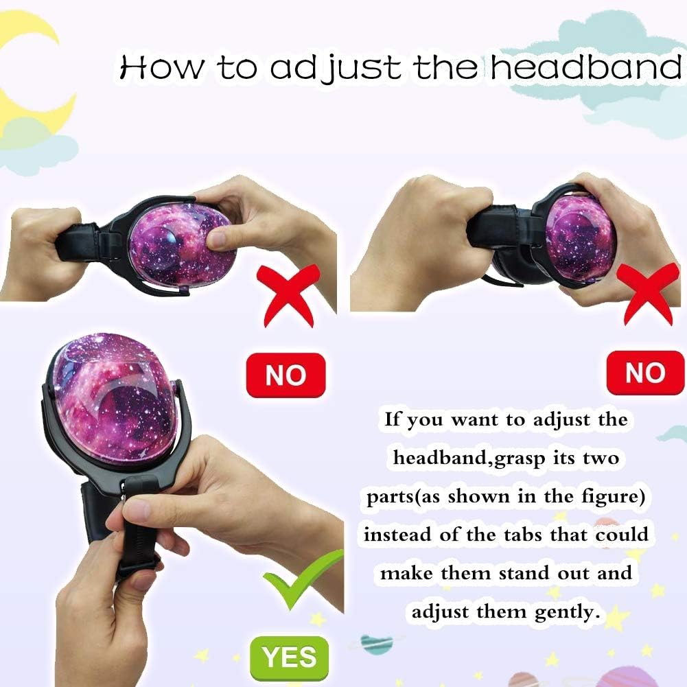Detalle 2 de ZOHAN 030 Kids Ear Defenders – noise reduction hearing protection for children (Galaxy)