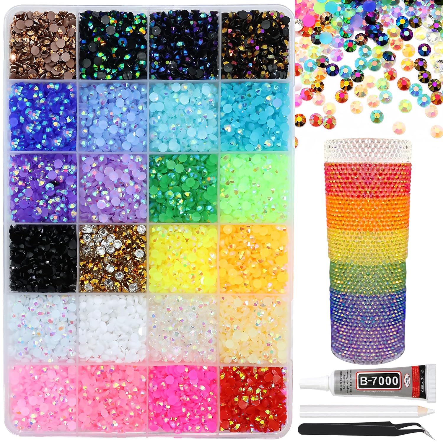 Thumbnail 6 de RODAKY Nail Rhinestones 2–6 mm