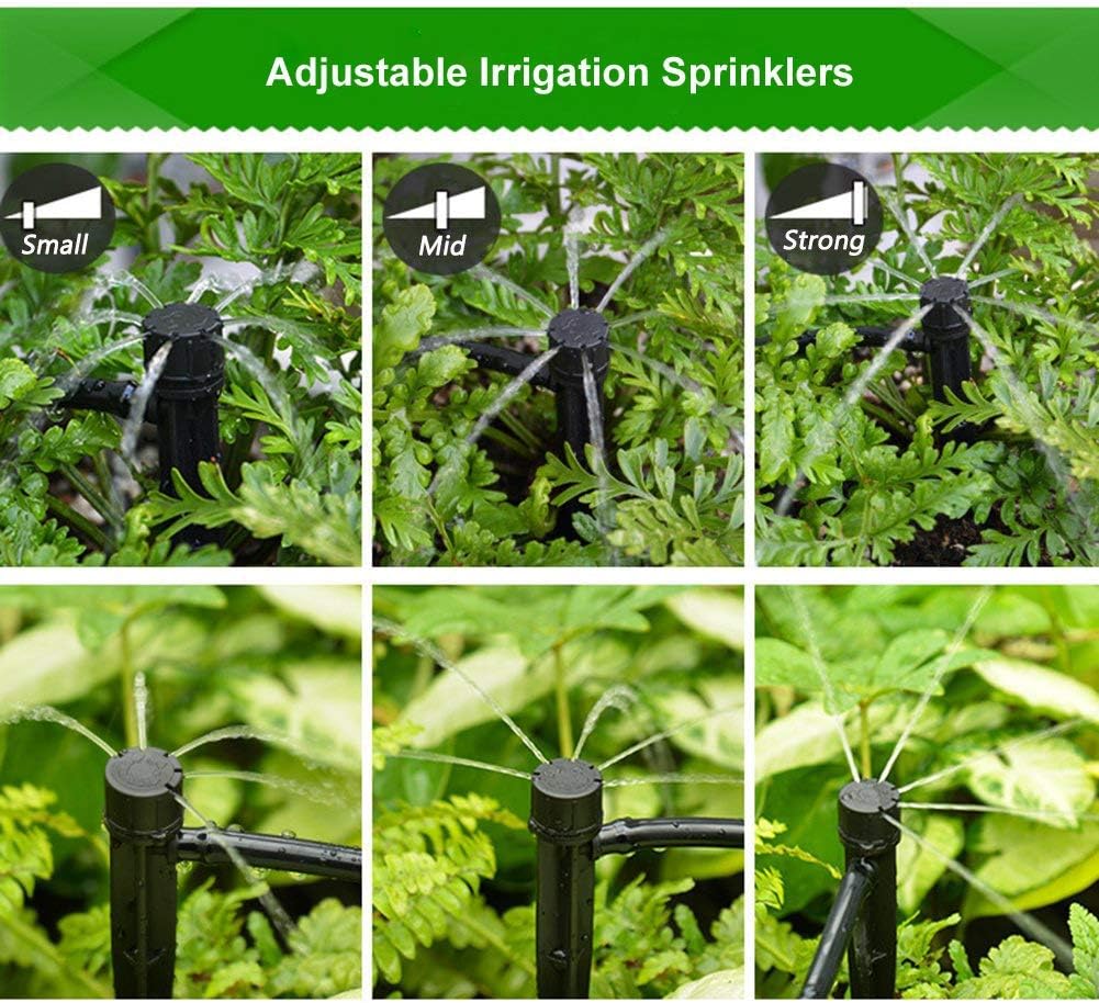 Thumbnail 3 de Hydrogarden 50pcs Adjustable Drip Emitters: 360° Watering for Garden, Greenhouse and Veg Plots